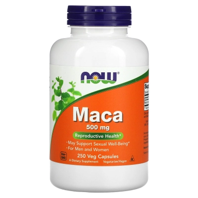 Maca 500mg, Cápsulas Opções, Now