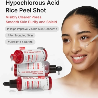 Peel Shot, Esfoliante Facial Coreano, Reduz Cravos, Poros e Oleosidade, 80ml, Medicube