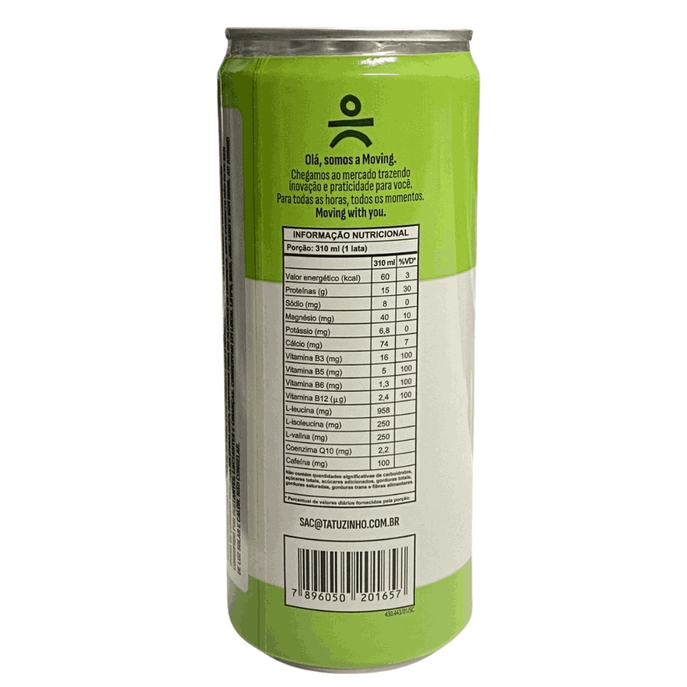 Suplemento Energy Pro 310ml, Bebida Energética com Proteína e Aminoácidos Moving