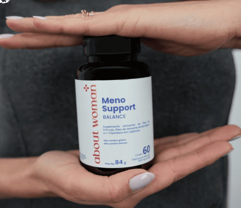Meno Support Balance, Equilíbrio Hormonal da Mulher, 60 Cápsulas, About Woman
