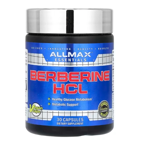 Cloridrato de Berberina 500mg, 30 Cápsulas, ALLMAX
