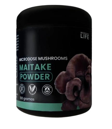 Cogumelo Maitake  Powder, 100g Extrato em Pó, Microdose Life