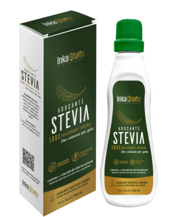 Stevia Liquido, 100ml, Inka Qhatu
