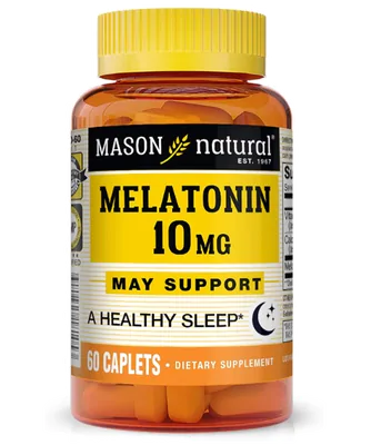 Melatonina 10mg, 60 Cápsulas, Mason Natural