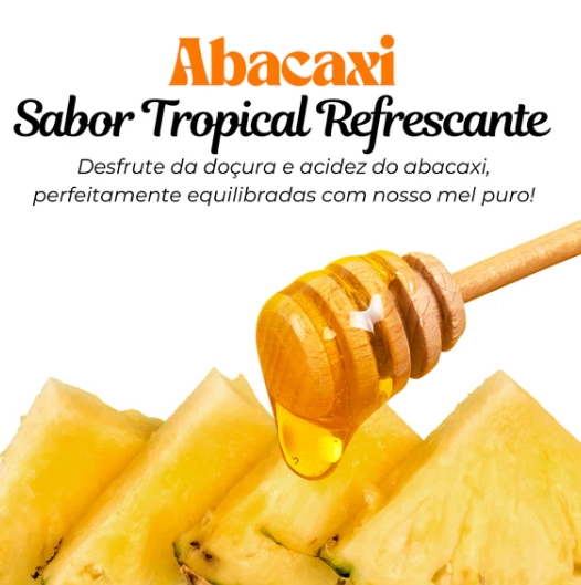 Honey + Fruits, Mel com Abacaxi, 250g, ‎Apis Nativa