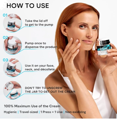 Creme Facial com Retinol e Colágeno, Firmeza e Hidratação, 55ml, Remedial Pax