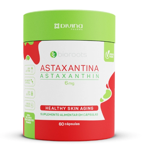 Astaxanthin, 6mg, 60 Cápsulas, Bioroots