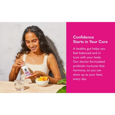 Probiótico Feminino, Auxílio na Saúde Digestiva e Imunidade, 60 Cápsulas, Garden of Life