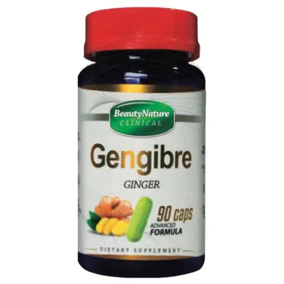 Gengibre, 90 Cápsulas, Beauty Nature
