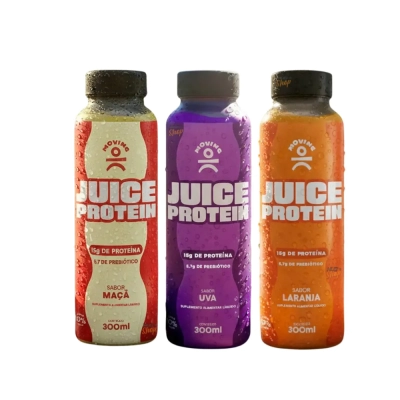 3 Unidades Moving Juice Protein, 300ml (15g de Proteína), Moving