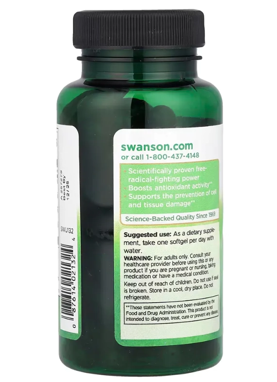 ACES, Vitaminas A, C, E e Selênio, 60 Cápsulas, Swanson