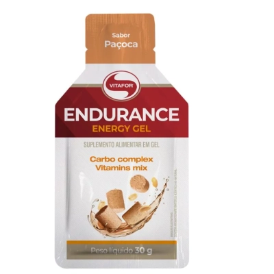 Endurance Energy gel, 12 sachês 30g Cada, Vitafor