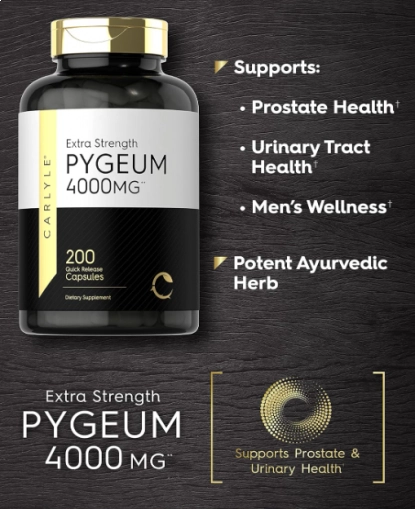 Pygeum Africanum, 4000mg, 200 cápsulas, Carlyle