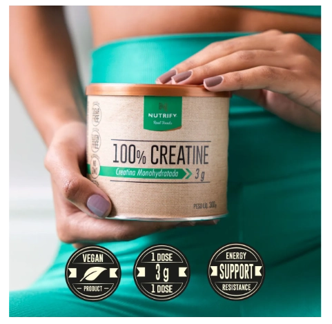 100% Creatine Monohidratada 3mg, 300g, Nutrify