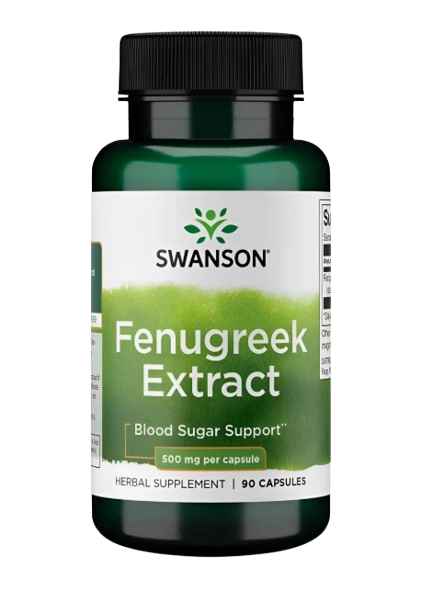 Fenugreek, Extrato Feno Grego 500mg, 90 Capsulas, Swanson