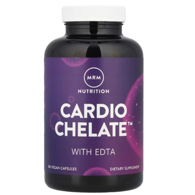 Cardio Chelate com EDTA, Para Saúde Cardiovascular, 180 Cápsulas, MRM Nutrition