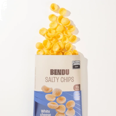 Salty Chips, 11g de Proteína, Zero Lactose, Zero Glúten, Kit com 3 Unidades, Sabores, Bendu