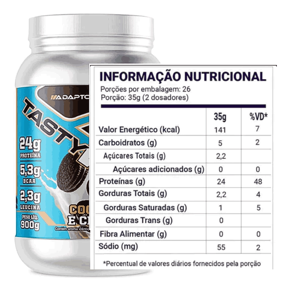 Whey Protein Suplemento 3W Gourmet, Tasty Whey, 900g - Adaptogen