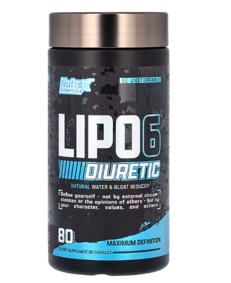 Lipo6 Diurético, 80 Cápsulas, Nutrex