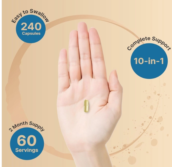 Glucosamina Condroitina com MSM, 240 Cápsulas, NatureBell