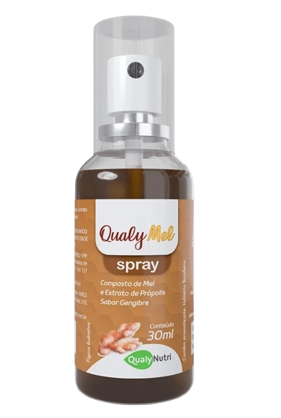 QualyMel Spray de Própolis, 30ml, Sabores, QualyNutri