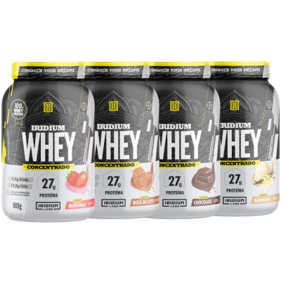 Whey Protein Concentrado, 900g, Iridium Labs
