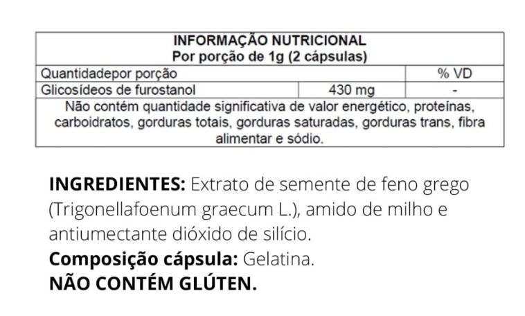 Feno Grego, 500mg, 60 Cápsulas, Muwiz