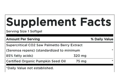 Extrato de Saw Palmetto 320mg, 60 cápsulas, Swanson
