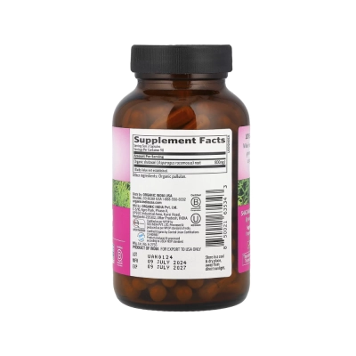 Shatavari Orgânico, Equilíbrio Hormonal Feminino, TPM e Bem-Estar, 180 Cápsulas, Organic India