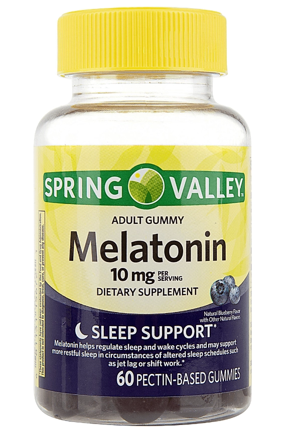 Melatonina 10mg, 60 Gomas, Spring Valley