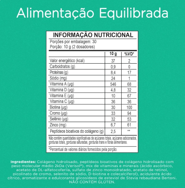 Collagen Renew, Colágeno Hidrolisado em Pó 300g Sabores, Nutrify
