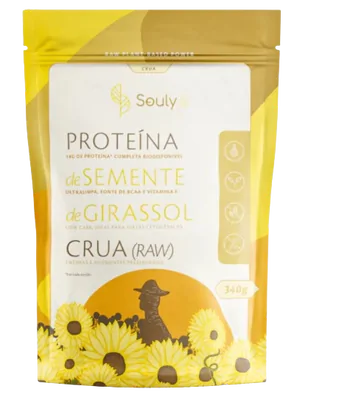Proteína de Semente de Girassol, 340g, Souly