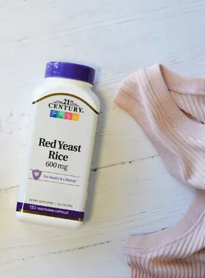 Arroz de Levedura Vermelha, Red Yeast Rice, 300mg, 150 Cápsulas, 21st Century