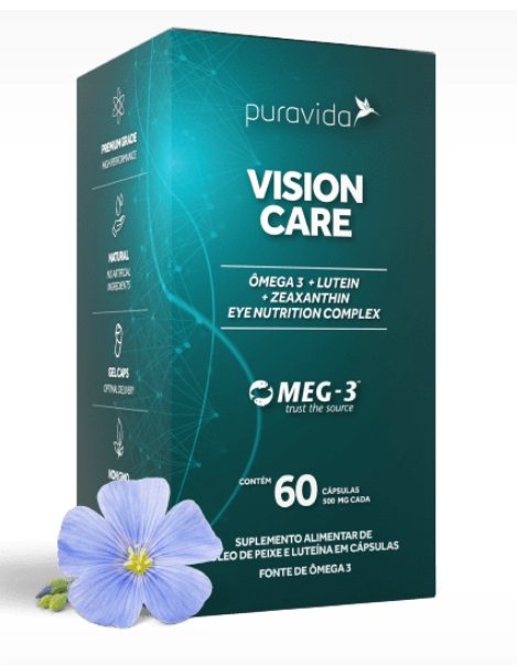 Vision Care, 500mg, 60 Cápsulas, Puravida