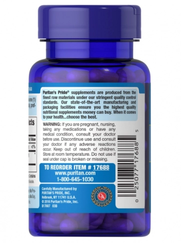 Hyaluronic Acid, Ácido Hialuronico 100mg, 60 Cápsulas, Puritan's Pride