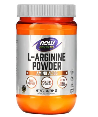 L-Arginina em Pó, 454g, Now