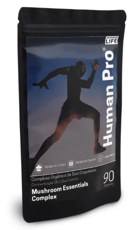 Human Pro, Complexo de Cogumelos, 90 Cápsulas, Microdose Life