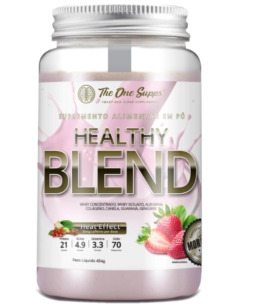 Healthy Blend Protein, 454g Sabor Morango, The One Supps