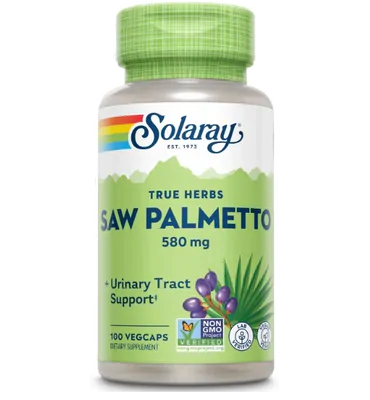 Saw Palmetto, 580mg, 100 VegCaps, Solaray