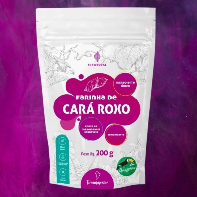 Farinha De Cará Roxa , 200G, Terramazonia
