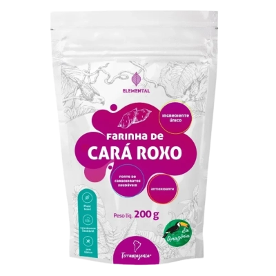 Farinha De Cará Roxa , 200G, Terramazonia