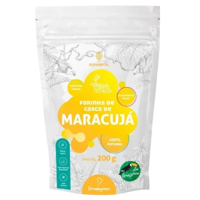Farinha de Casca de Maracujá, 200G, Terramazonia