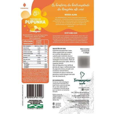 Farinha de Pupunha, 200G, Terramazonia