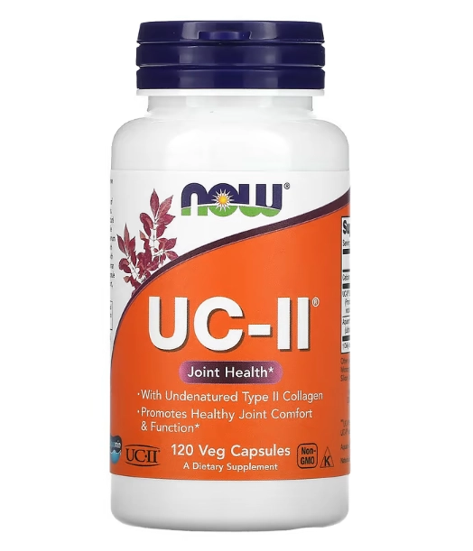 UC-II, Colágeno Tipo II, Saúde das articulações, 40mg, 120 Cápsulas, Now