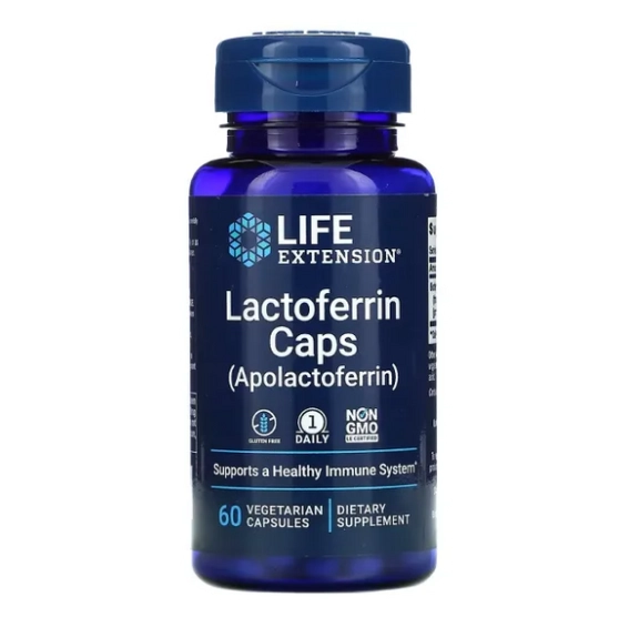Cápsulas de Lactoferrina, 60 Cápsulas, Life Extension