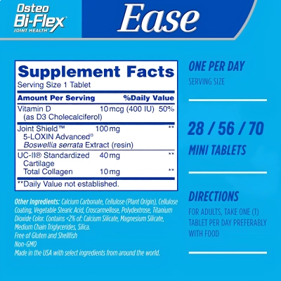 Osteo Bi Flex Ease, Triple Action, Comprimidos