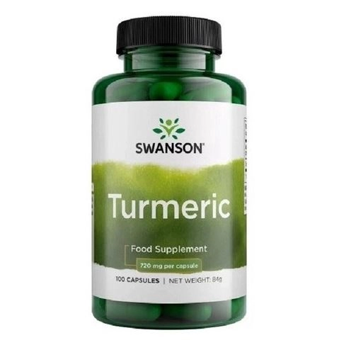 Turmeric, 720mg, 100 Cápsulas, Swanson