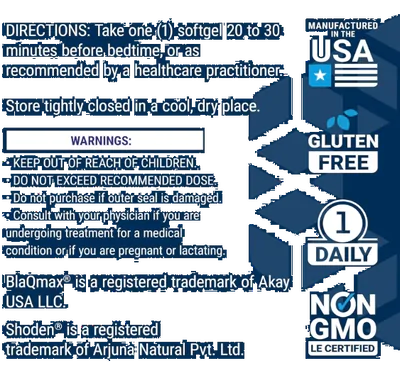 Serene Sleep, com Ashwagandha e Cominho Preto, Suporte para Sono sem Melatonina, 30 cápsulas, Life Extension