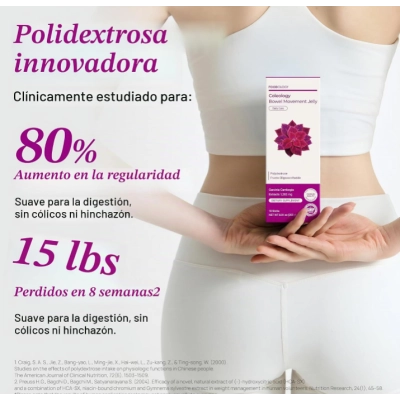 Coleology Geleia para Movimentos Intestinais com Fibra Prebiótica e Polidextrose, 10 Sachês de 25g,  Foodology