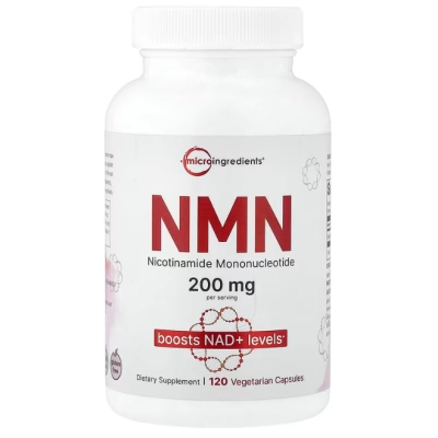 NMN 200mg, 120 Cápsulas, Micro Ingredients